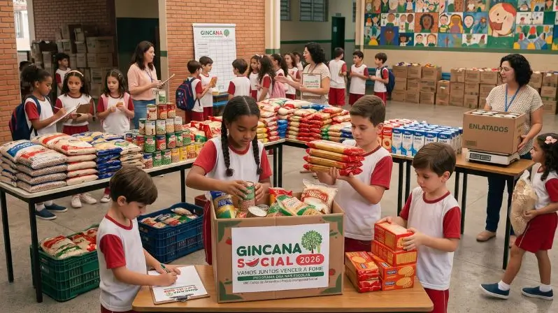 Gincana Social 2026 mobiliza escolas para solidariedade e cidadania